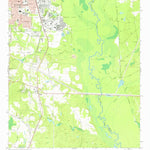 United States Geological Survey Warner Robins SE, GA (1973, 24000-Scale) digital map