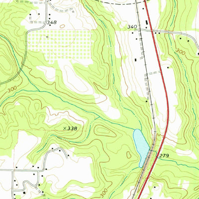 United States Geological Survey Warner Robins SE, GA (1973, 24000-Scale) digital map