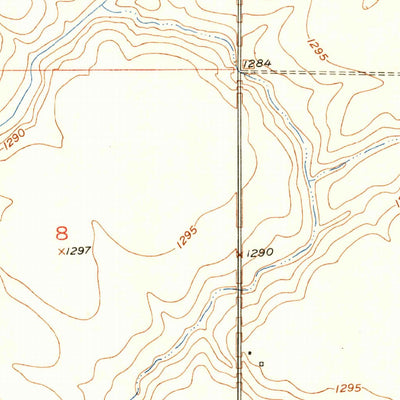 United States Geological Survey Warner, SD (1953, 24000-Scale) digital map