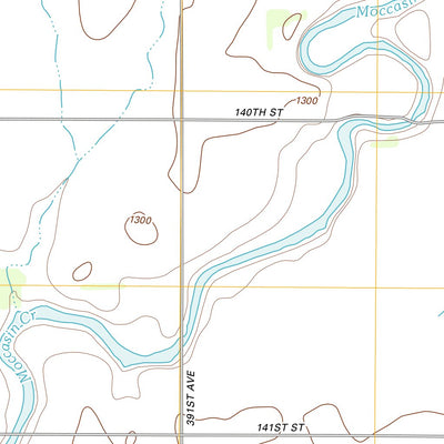 United States Geological Survey Warner, SD (2012, 24000-Scale) digital map