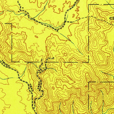 United States Geological Survey Warner Springs, CA (1952, 62500-Scale) digital map