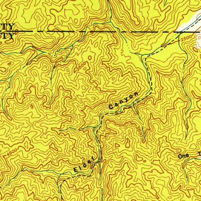 United States Geological Survey Warner Springs, CA (1952, 62500-Scale) digital map