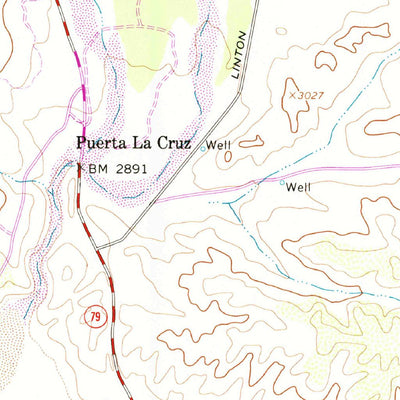 United States Geological Survey Warner Springs, CA (1958, 24000-Scale) digital map