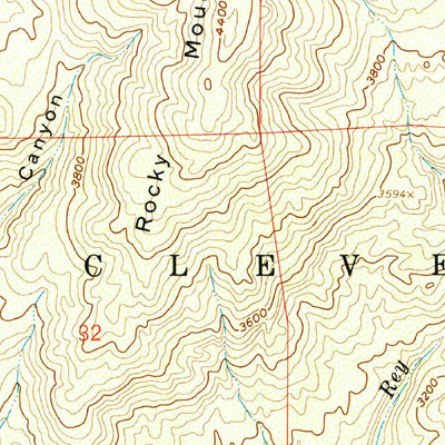 United States Geological Survey Warner Springs, CA (1958, 24000-Scale) digital map
