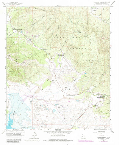 United States Geological Survey Warner Springs, CA (1959, 24000-Scale) digital map