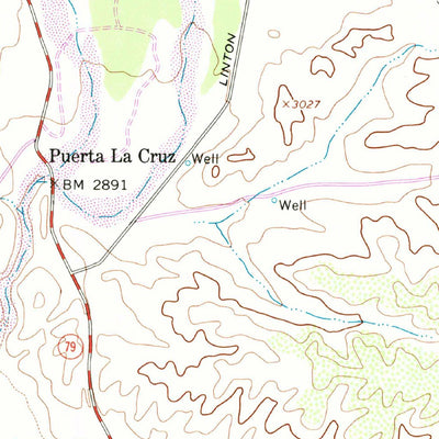 United States Geological Survey Warner Springs, CA (1959, 24000-Scale) digital map