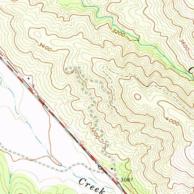 United States Geological Survey Warners Ranch, CA (1960, 24000-Scale) digital map