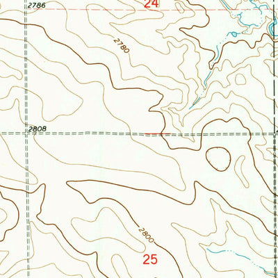 United States Geological Survey Warnke Hill, ND (1973, 24000-Scale) digital map