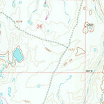 United States Geological Survey Warren Bridge, WY (1966, 24000-Scale) digital map
