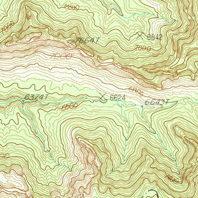 United States Geological Survey Warren Canyon, UT (1985, 24000-Scale) digital map