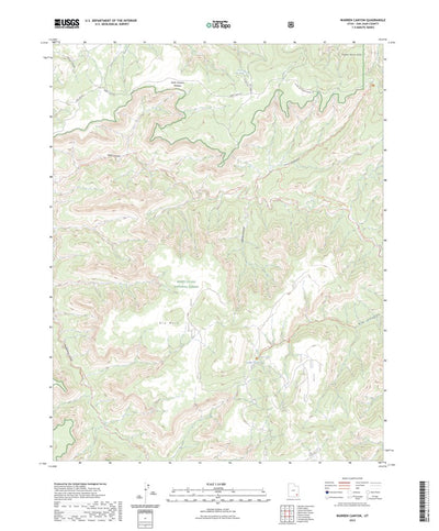 United States Geological Survey Warren Canyon, UT (2023, 24000-Scale) digital map