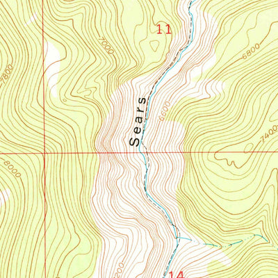 United States Geological Survey Warren Draw, UT (1952, 24000-Scale) digital map