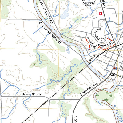 United States Geological Survey Warren, IN (2022, 24000-Scale) digital map