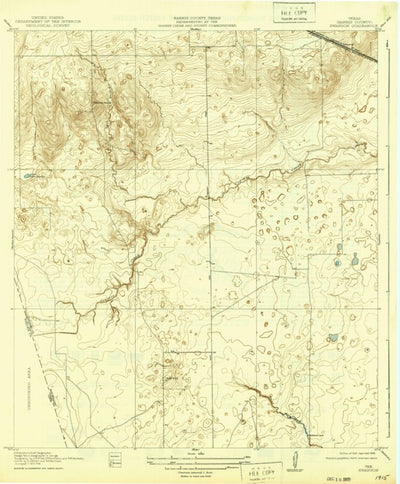 United States Geological Survey Warren Lake, TX (1919, 31680-Scale) digital map