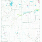 United States Geological Survey Warren Lake, TX (1971, 24000-Scale) digital map