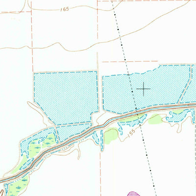 United States Geological Survey Warren Lake, TX (1971, 24000-Scale) digital map