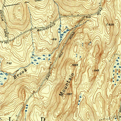 United States Geological Survey Warren, MA (1946, 31680-Scale) digital map
