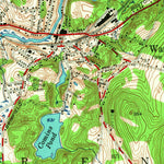 United States Geological Survey Warren, MA (1954, 24000-Scale) digital map
