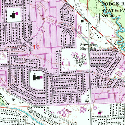 United States Geological Survey Warren, MI (1968, 24000-Scale) digital map