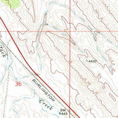 United States Geological Survey Warren, MT-WY (1969, 24000-Scale) digital map