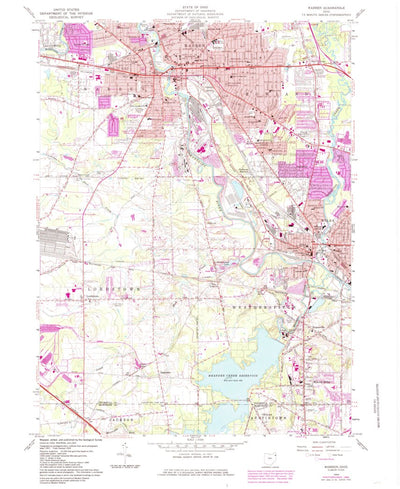 United States Geological Survey Warren, OH (1959, 24000-Scale) digital map