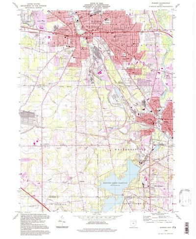 United States Geological Survey Warren, OH (1994, 24000-Scale) digital map