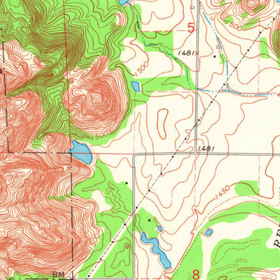 United States Geological Survey Warren, OK (1964, 24000-Scale) digital map