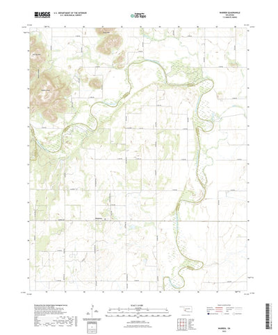 United States Geological Survey Warren, OK (2022, 24000-Scale) digital map