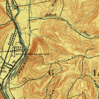 United States Geological Survey Warren, PA-NY (1908, 62500-Scale) digital map