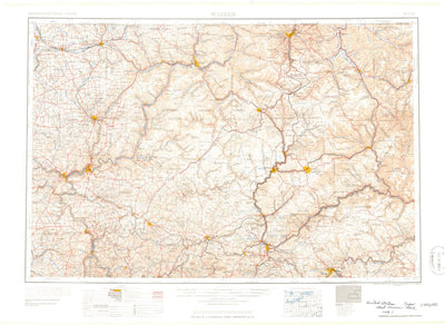 United States Geological Survey Warren, PA-NY (1959, 250000-Scale) digital map