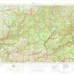 United States Geological Survey Warren, PA-NY (1971, 250000-Scale) digital map