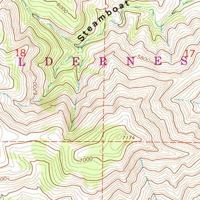 United States Geological Survey Warren Peak, CA (1963, 24000-Scale) digital map