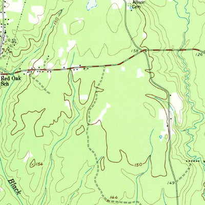 United States Geological Survey Warren, TX (1958, 62500-Scale) digital map