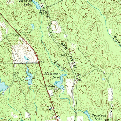 United States Geological Survey Warren, TX (1958, 62500-Scale) digital map