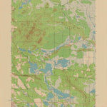 United States Geological Survey Warrens East, WI (1970, 24000-Scale) digital map