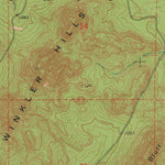 United States Geological Survey Warrens East, WI (1970, 24000-Scale) digital map