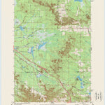 United States Geological Survey Warrens West, WI (1983, 24000-Scale) digital map
