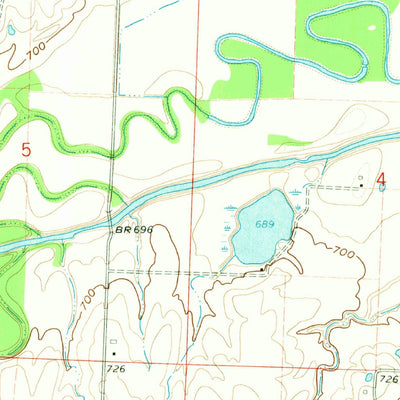 United States Geological Survey Warrensburg East, MO (1962, 24000-Scale) digital map