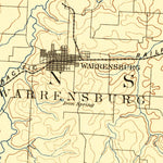 United States Geological Survey Warrensburg, MO (1887, 125000-Scale) digital map
