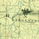 United States Geological Survey Warrensburg, MO (1894, 125000-Scale) digital map