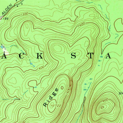 United States Geological Survey Warrensburg, NY (1966, 24000-Scale) digital map