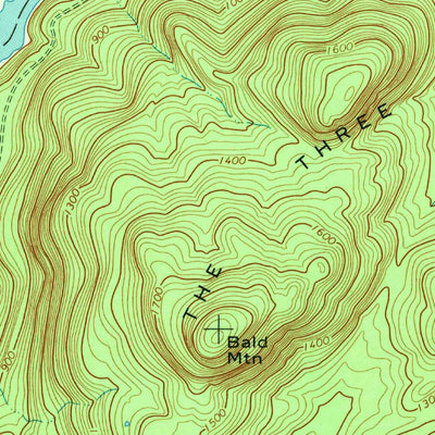 United States Geological Survey Warrensburg, NY (1966, 24000-Scale) digital map