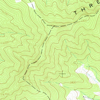 United States Geological Survey Warrensville, NC (1966, 24000-Scale) digital map
