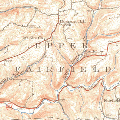 United States Geological Survey Warrensville, PA (1930, 62500-Scale) digital map
