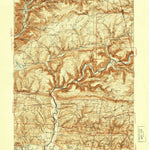 United States Geological Survey Warrensville, PA (1934, 62500-Scale) digital map