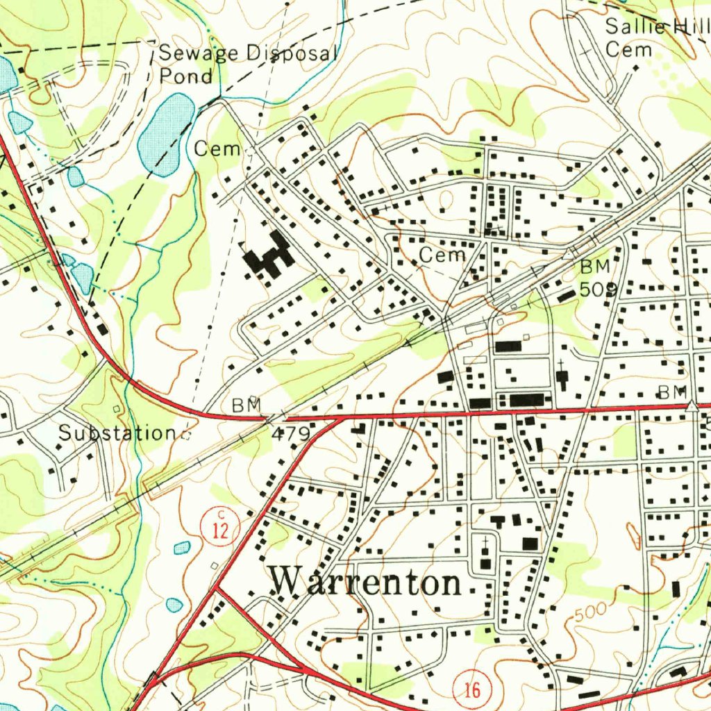 Warrenton, GA (1972, 24000-Scale) Map by United States Geological ...