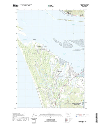 United States Geological Survey Warrenton, OR (2020, 24000-Scale) digital map