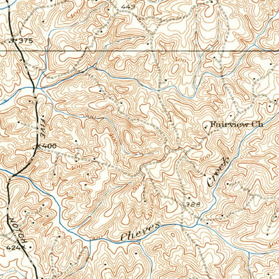 United States Geological Survey Warrenville, SC-GA (1923, 62500-Scale) digital map