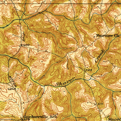 United States Geological Survey Warrenville, SC-GA (1928, 62500-Scale) digital map