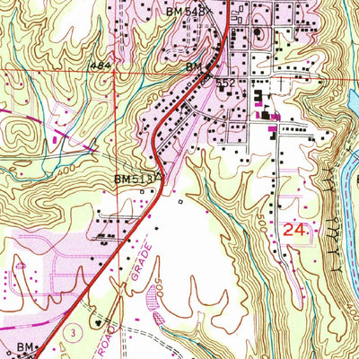 United States Geological Survey Warrior, AL (1951, 24000-Scale) digital map